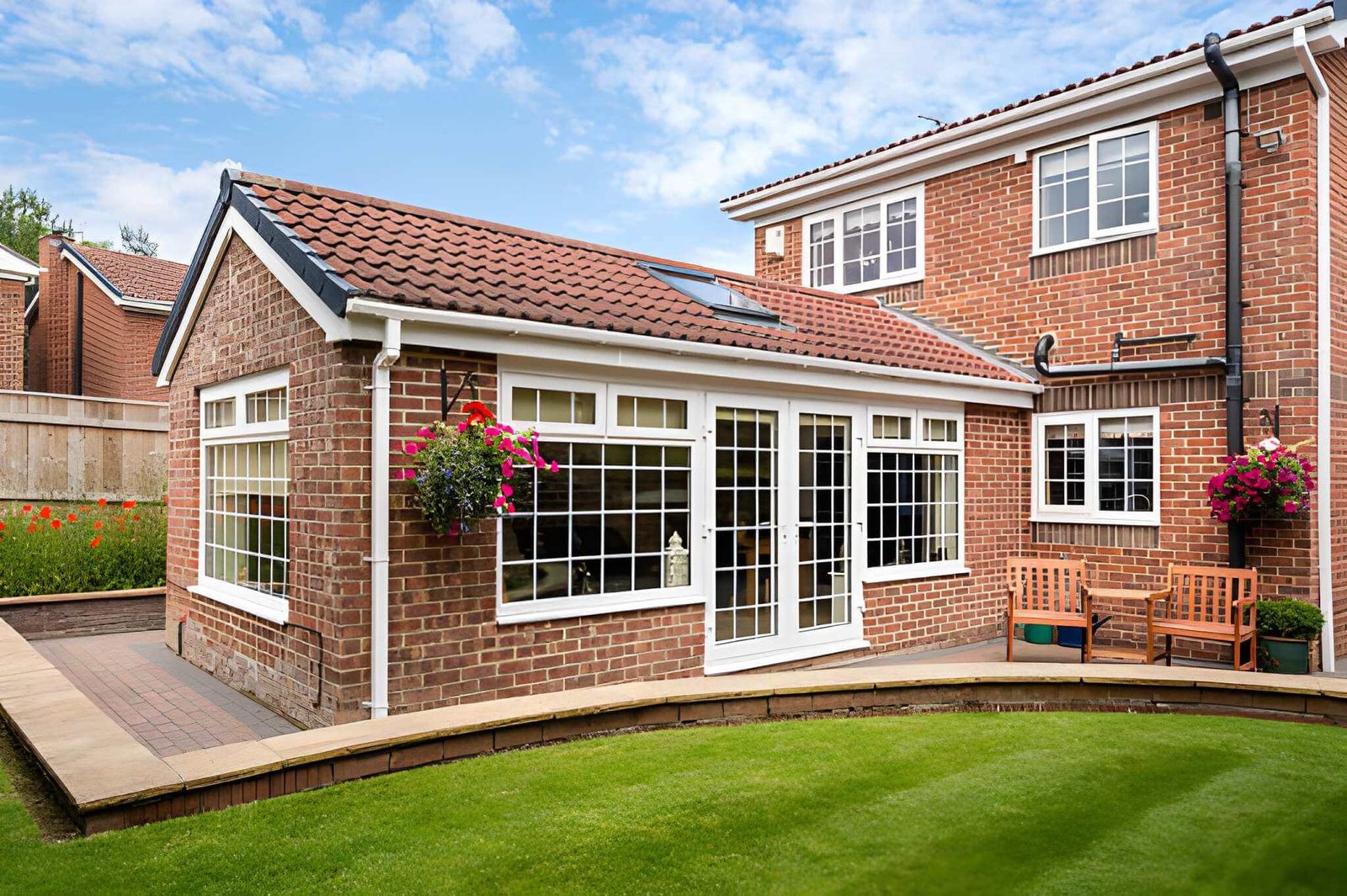 Home addition sunroom