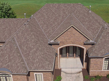 Designer presidential-style shingle roof