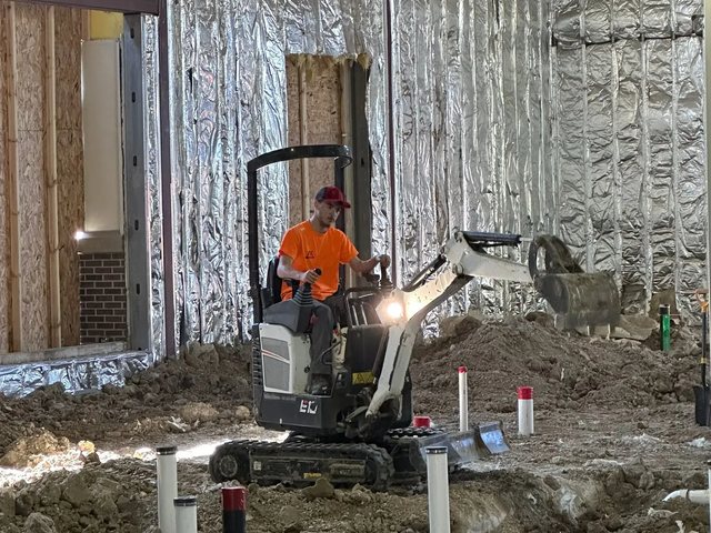 Underground plumbing installation
