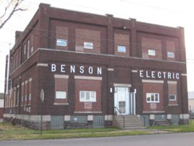 The Benson Electric building at 1102 N 3rd Street, Superior