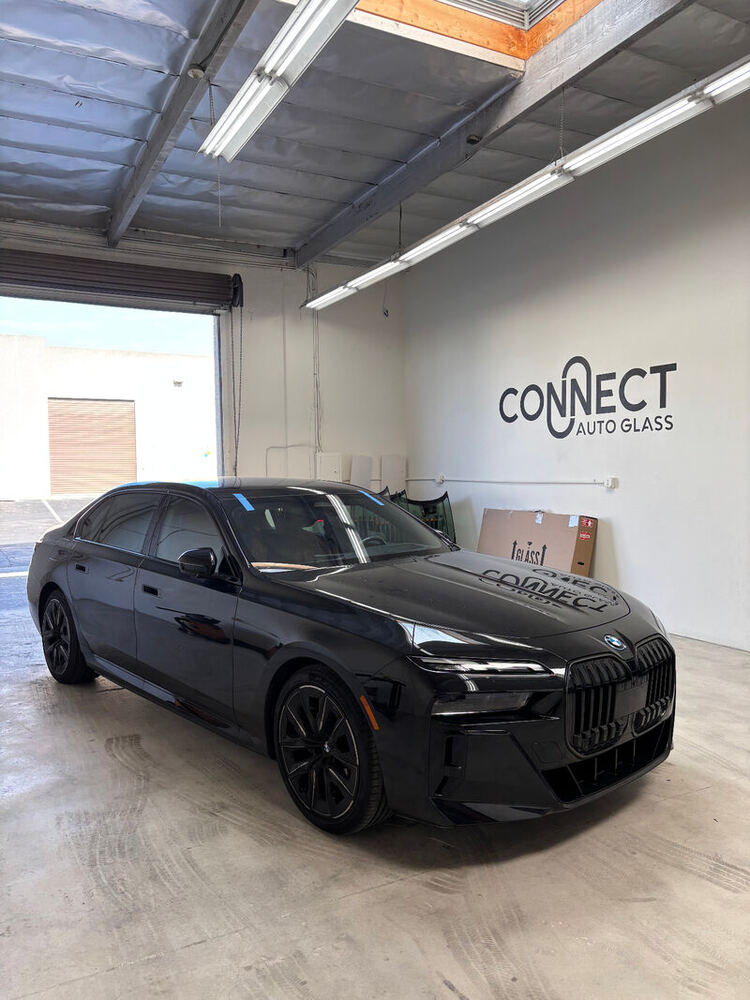 BMW 7 Series ready for windshield replacement at Connect Auto Glass