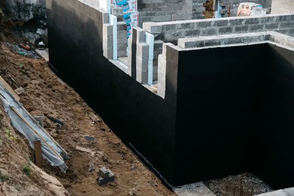 Exterior basement waterproofing by GRC in Middle Georgia