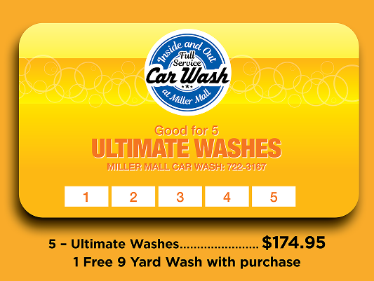 Real Ultimate washes 5-pack card