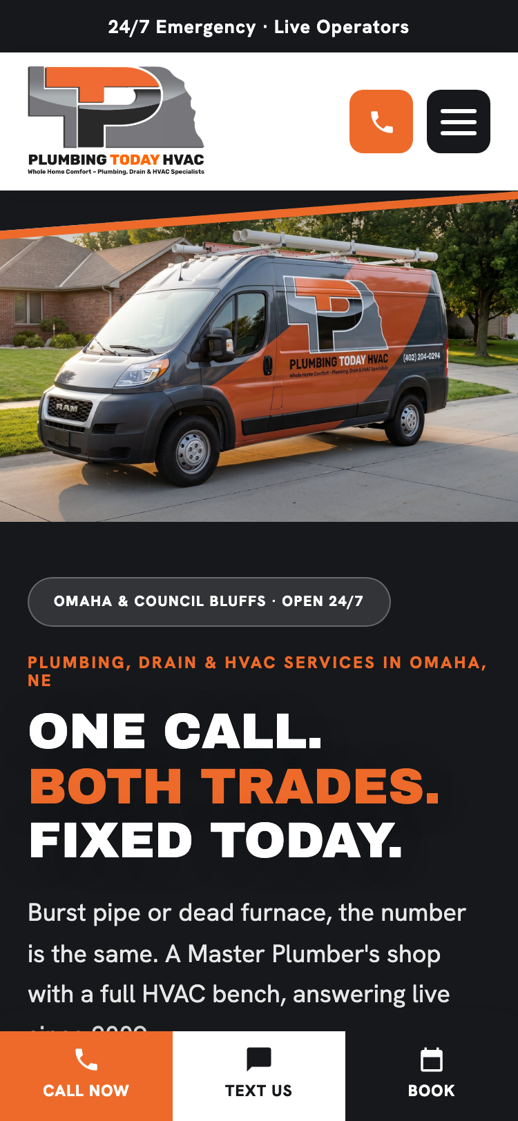 Plumbing Today build mobile fold
