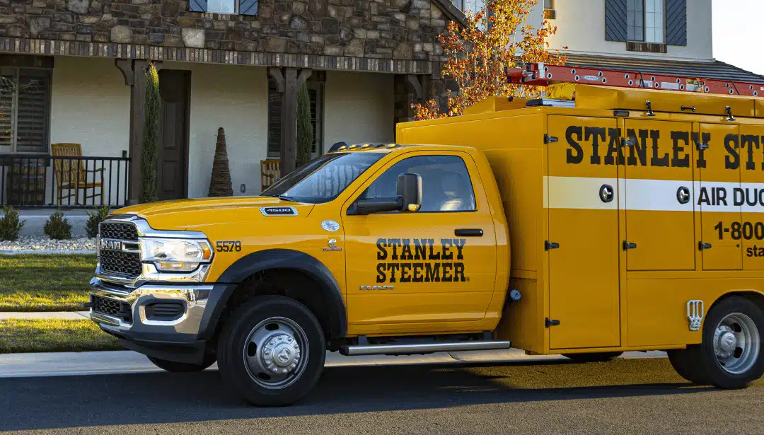 Stanley Steemer emergency water restoration van