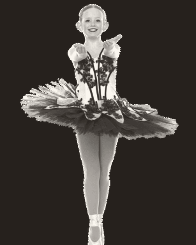 A Sterling Silver dancer on pointe
