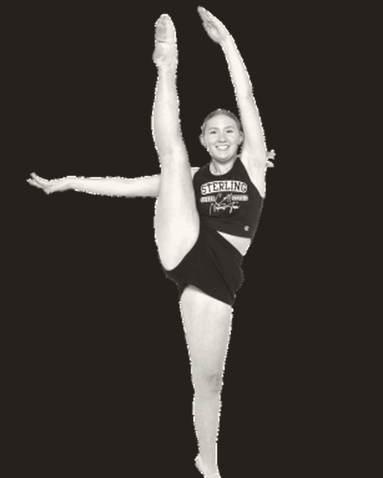 A Sterling Silver dancer in extension
