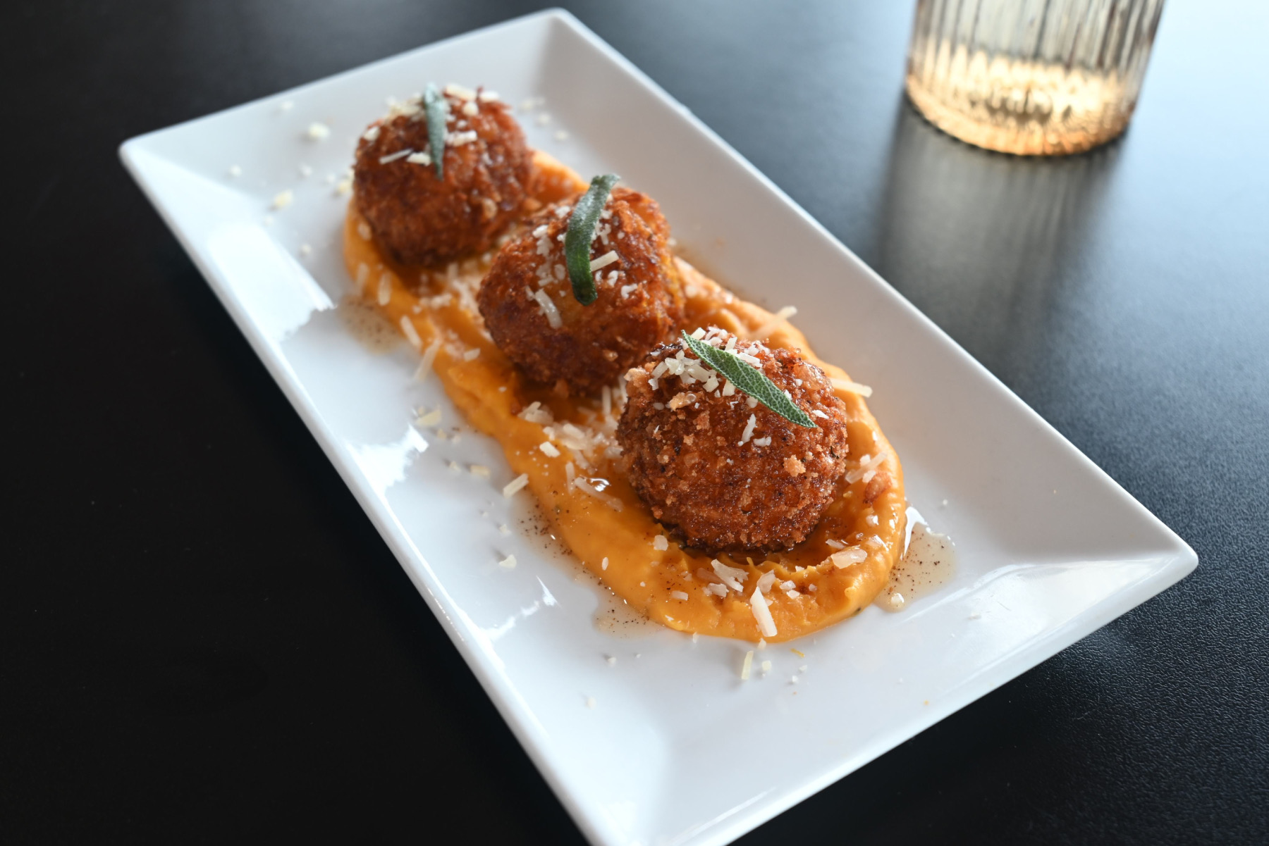 A dish from the Wood & Vine kitchen
